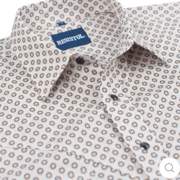 ✨ Resistol Princeton snap medallion printed button up shirt. - Picture 5 of 10